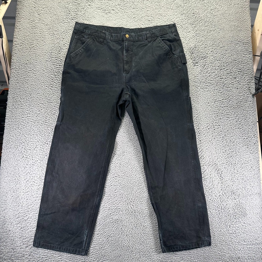 Brahma Pant Mens 42x32 Black Carpenter Straight Workwear Utility Technician